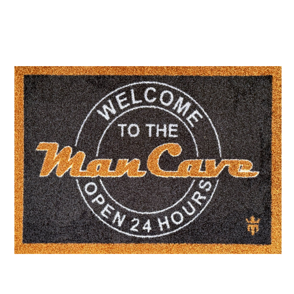 Welcome to the Man Cave Floor Mat