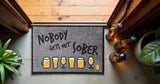 Nobody Gets Out Sober Floor Mat