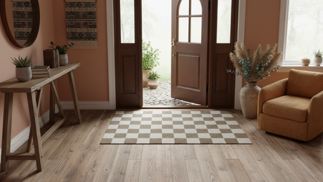 Checkered Taupe