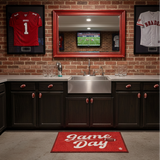 Game Day Red Floor Mat