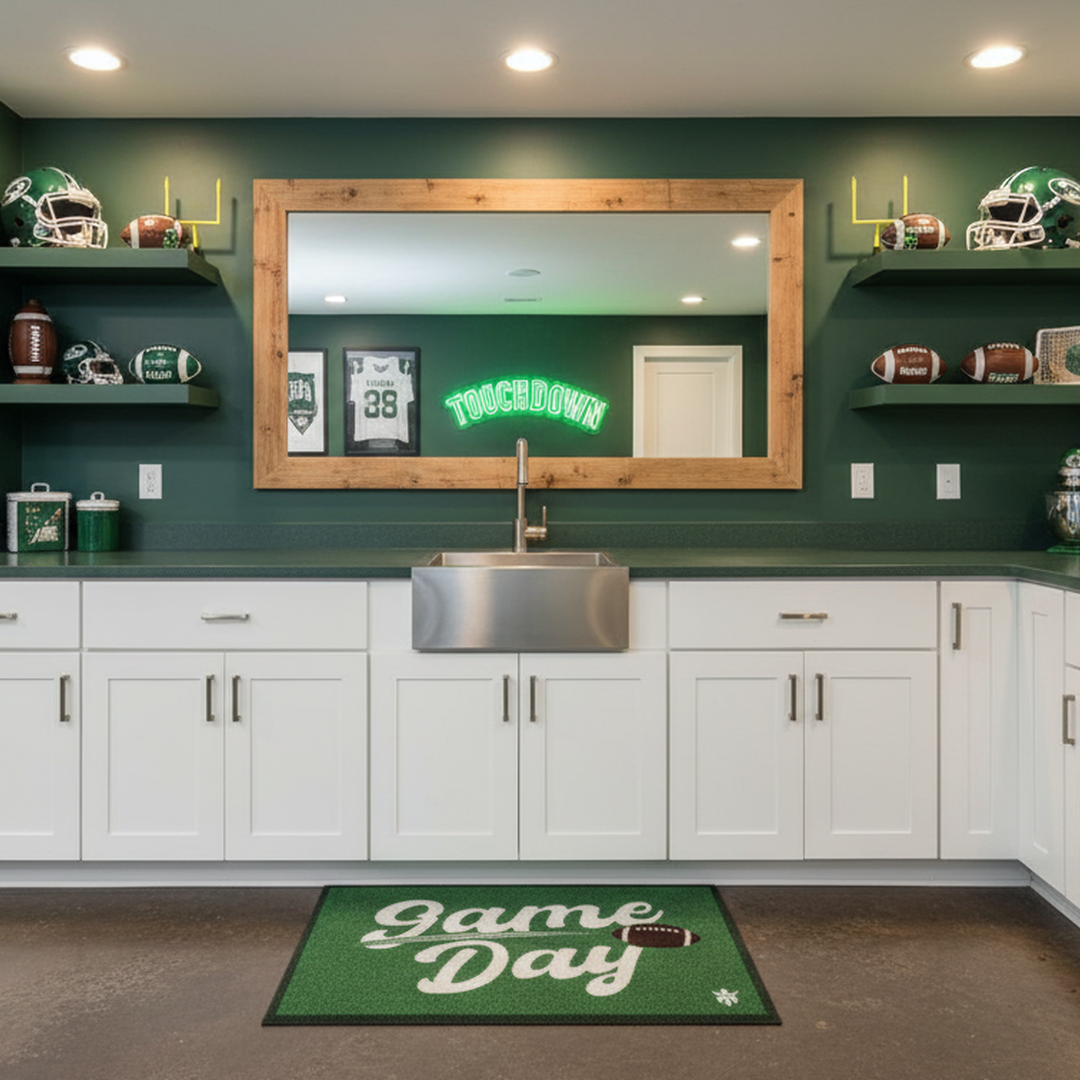 Game Day Green Floor Mat