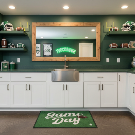 Game Day Green Floor Mat