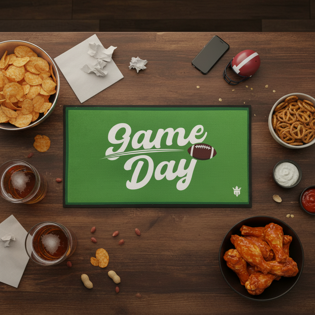Game Day Green Bar Mat