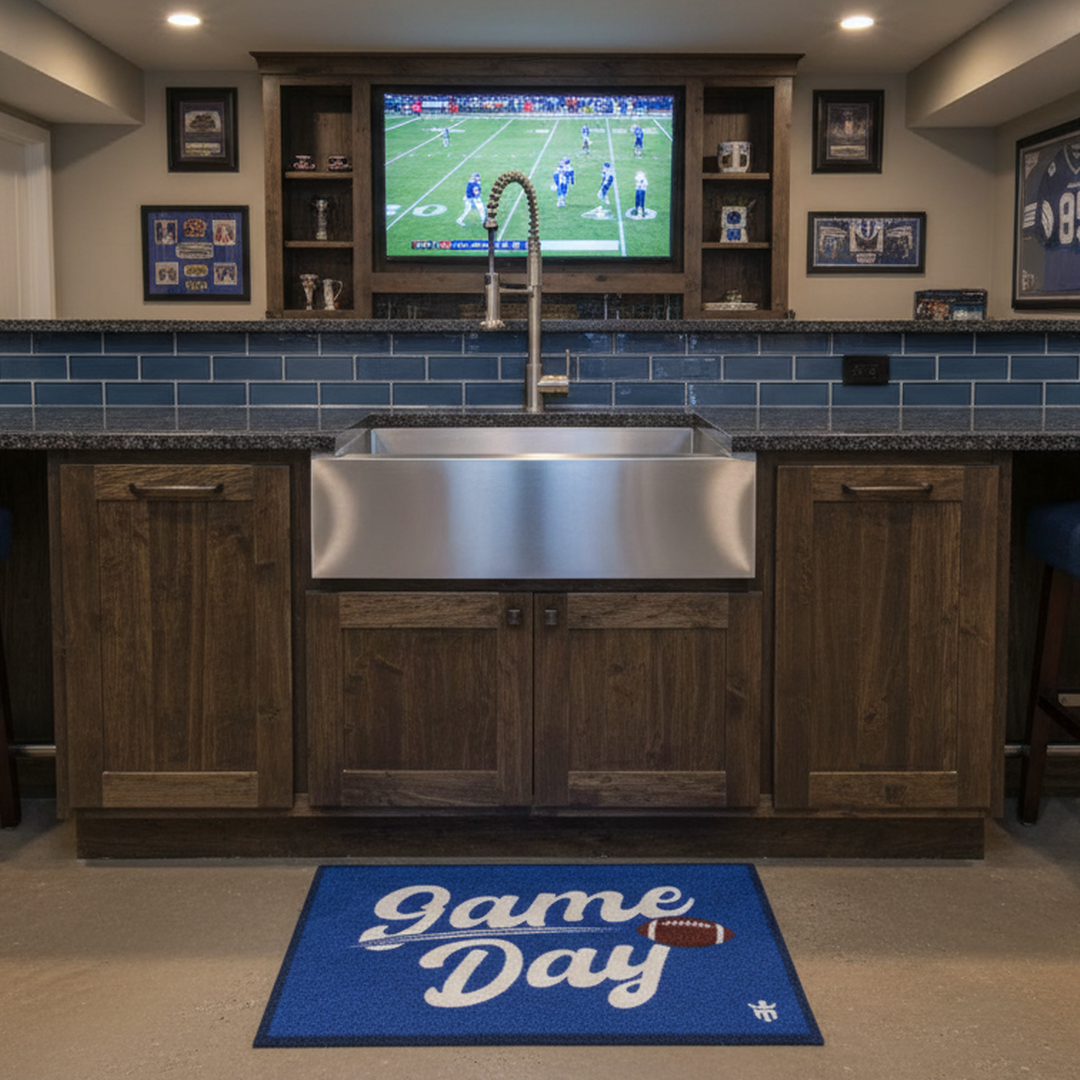 Game Day Royal Blue Floor Mat