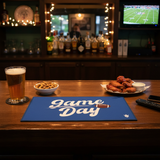 Game Day Royal Blue Bar Mat