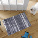 Brushstrokes Stone printed washable mat by Studio 67