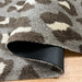 Cheetah animal print floor rugs - closeup