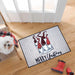 Studio 67 Merry Christmas mat with Gnomes - lifestyle image