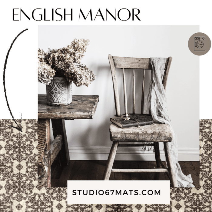 English Manor Washable Mats - lifestyle