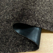 Espresso Brown washable floor mats - closeup