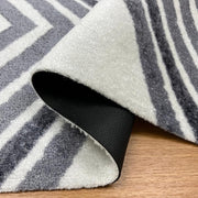 Graphite Lines washable floor mats - closeup