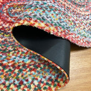 Lancaster oval washable kitchen mats closeup