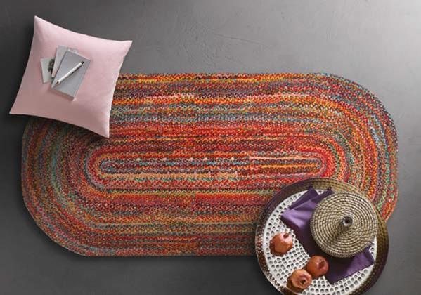 Lancaster Colorful Oval Floor Mat From Wash+Dry™