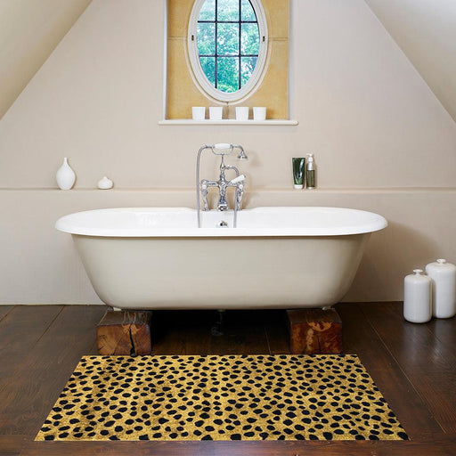Leopard washable kitchen mats by Studio 67