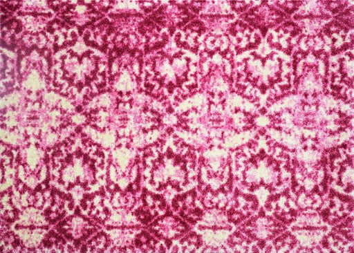 Muted Pink Persian Floor Mats - Medium
