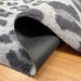 Ocelot animal print washable mats - closeup