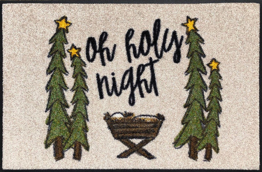 Oh Holy Night washable entry mat by Studio 67