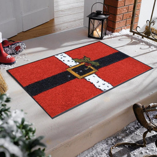 Santa Suit washable floor mat - lifestyle
