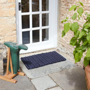 Cape Cove Navy Door Mats - Wash+Dry™ Mats