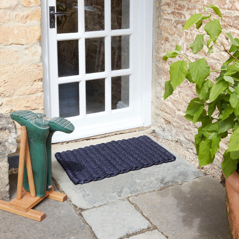 Cape Cove Navy Door Mats - Wash+Dry™ Mats