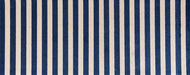 Navy Cabana Stripes washable floor runner