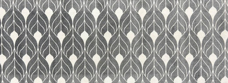 Tulle Gray Floor Mats - Runner