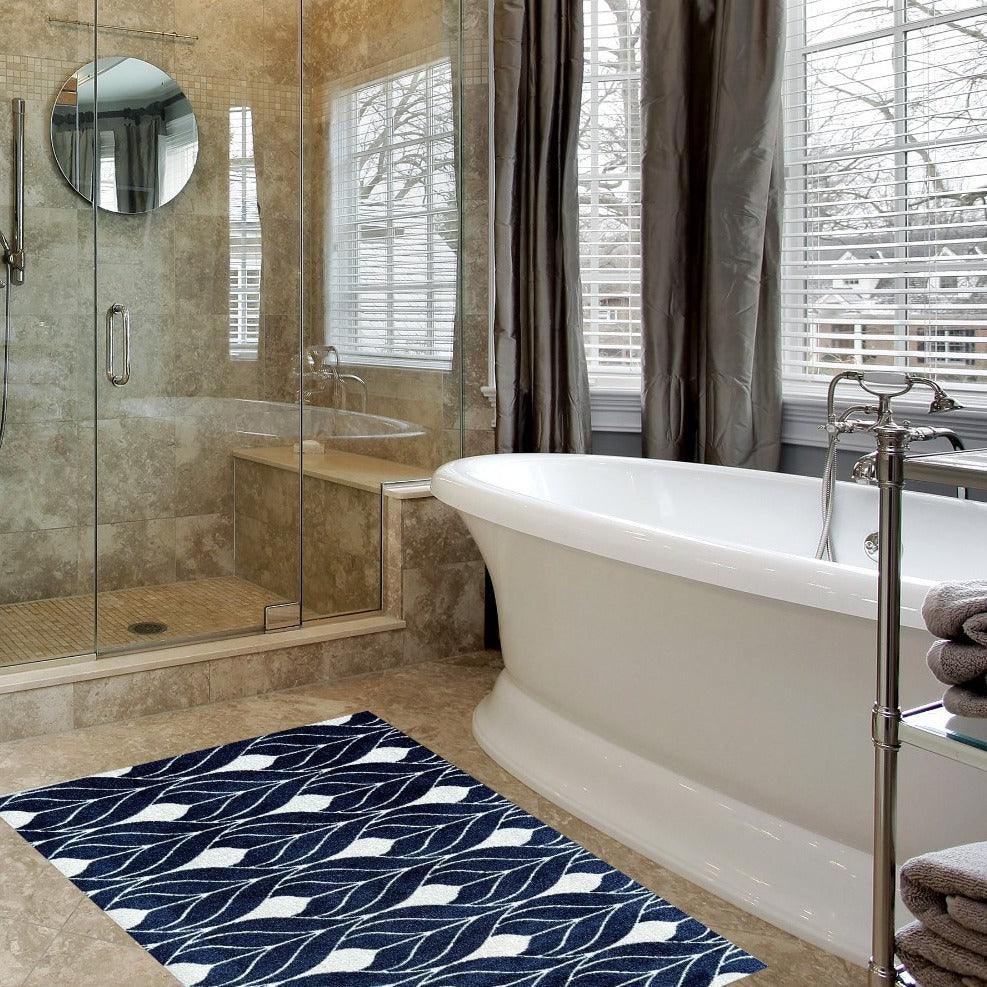 Tulle Navy Floor Mats From Wash+Dry™