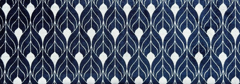 Tulle Navy Floor Mats  - Runner