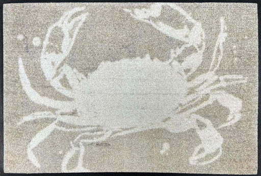 Weathered Crab printed washable floor mat by Studio 67